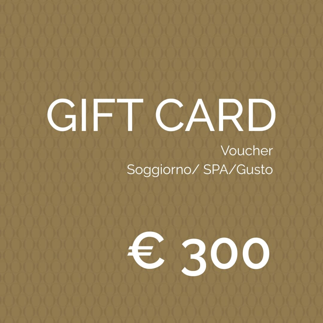 Gift Card Villa Quaranta 300€ voucher regalo benessere